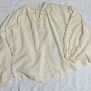 Doen Jane blouse in salt EUC